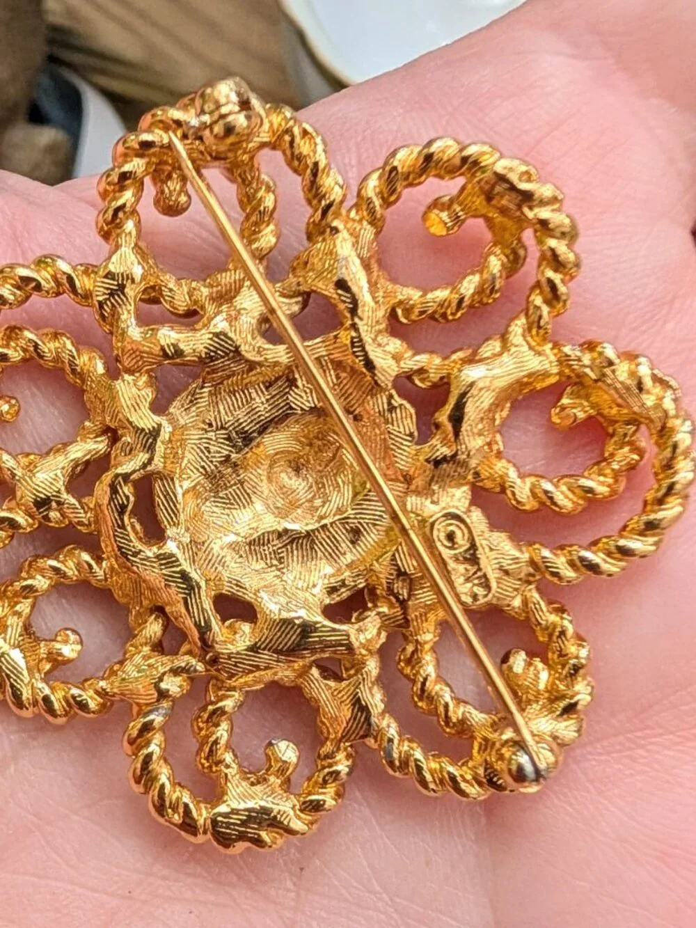 Vintage Anne Klein Lion Head Brooch